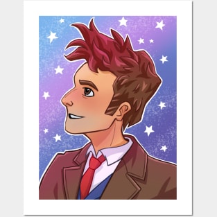 Cute Tenth Doctor Stars Posters and Art